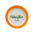 Wall Plate - Adventure Calling - Neon Orange Rim - Hues of Green Lettering - Home/Office Decor - Personalised Gifting - Buy Online - Free India Shipping